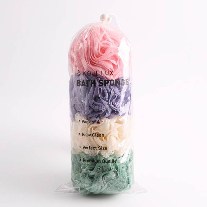 Boxed square multicoloured makeup sponges set B