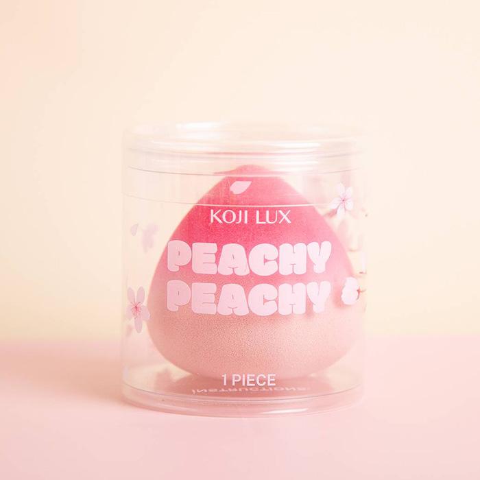 Water-drop & heart-shaped powder puff set (zebra pattern)